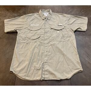 Columbia Men's Casual Button Down Shirt - Tan